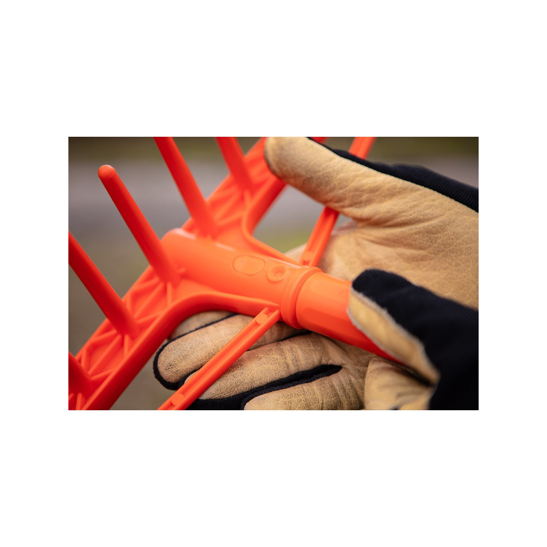 Sustiprintas šieno grėblys, plastikinis 4