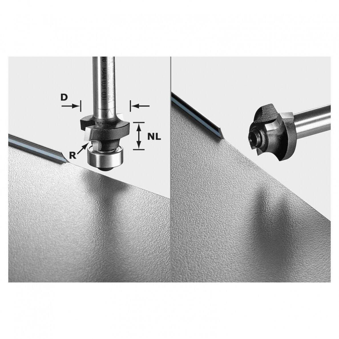 Suapvalinimo freza Festool S8 HW R2 D20-KL OFK (499798) Suapvalinimo freza Festool S8 HW R2 D20-KL OFK (499798)