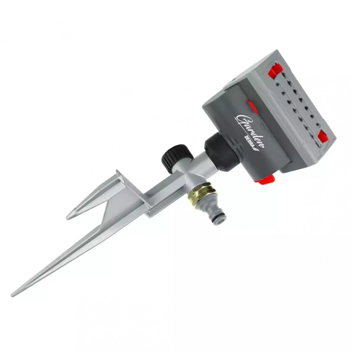 Sukiojamas purkštuvas,16 purkštuku,regul.Ant aliuminio spyglio Dedra 80N345 Sukiojamas purkštuvas,16 purkštuku,regul.Ant aliuminio spyglio Dedra 80N345