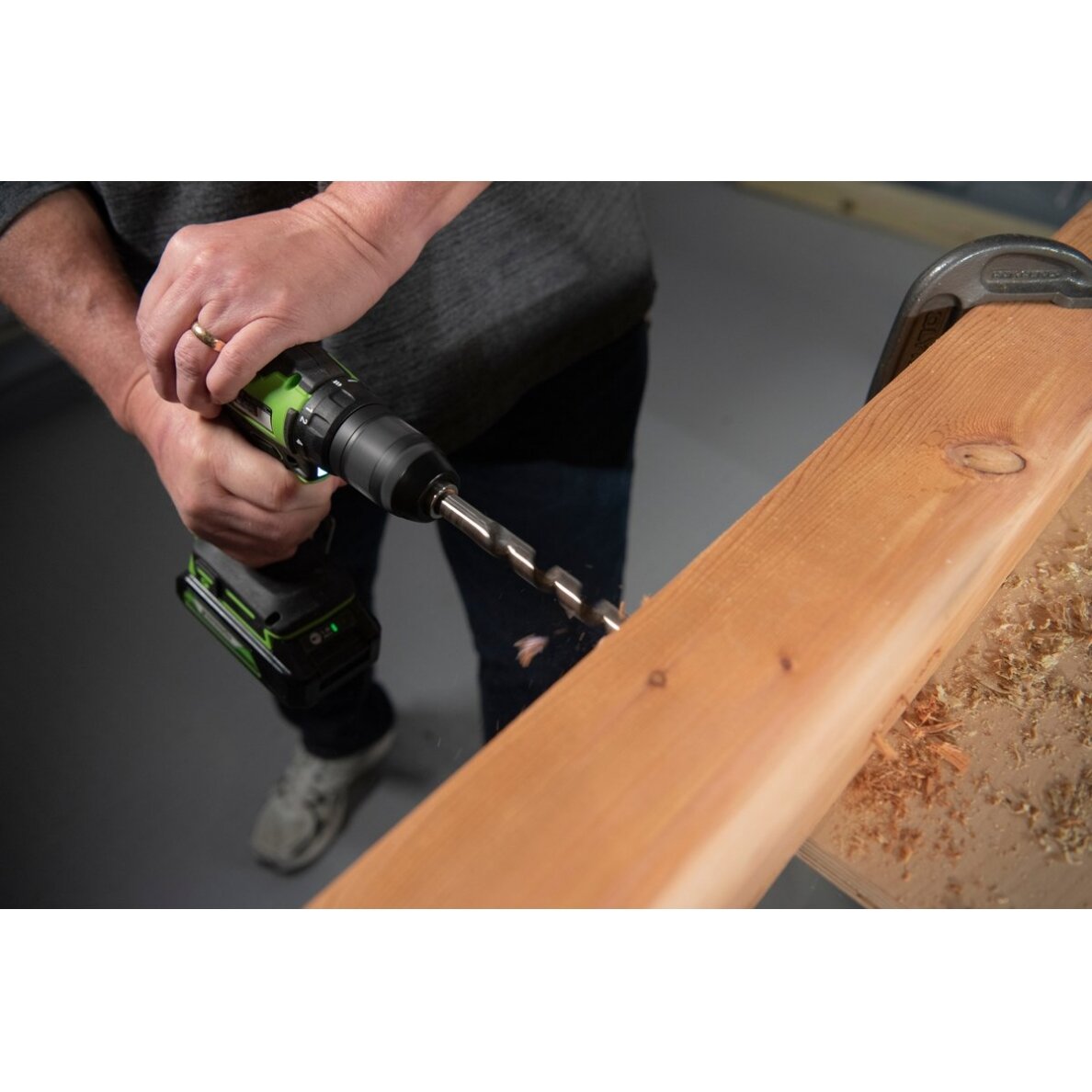 Akumuliatorinis suktuvas-gręžtuvas Greenworks GD24DD35, 24 V, 35 Nm, (tik įrankis) 12