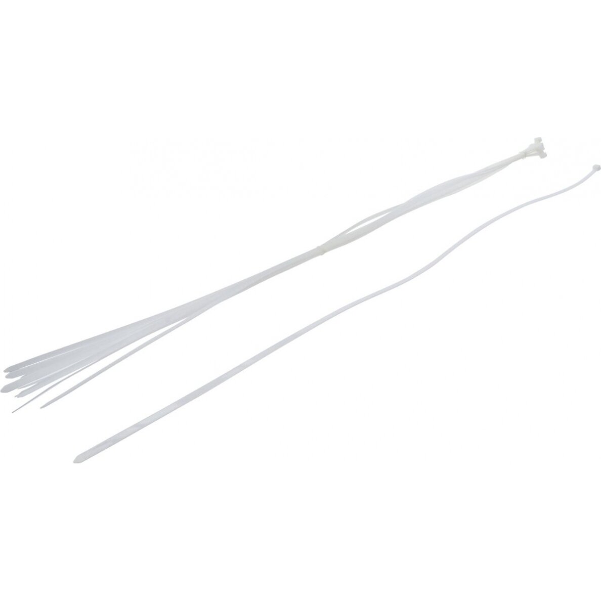 Suveržimo dirželiai | balta spalva | 8.0 x 1000 mm | 10 vnt. (80779)