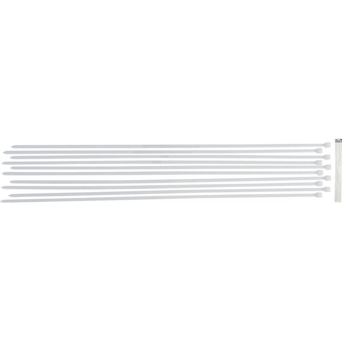 Suveržimo dirželių asortimentas | balti | 8,0 x 800 mm | 10 vnt. (80775)