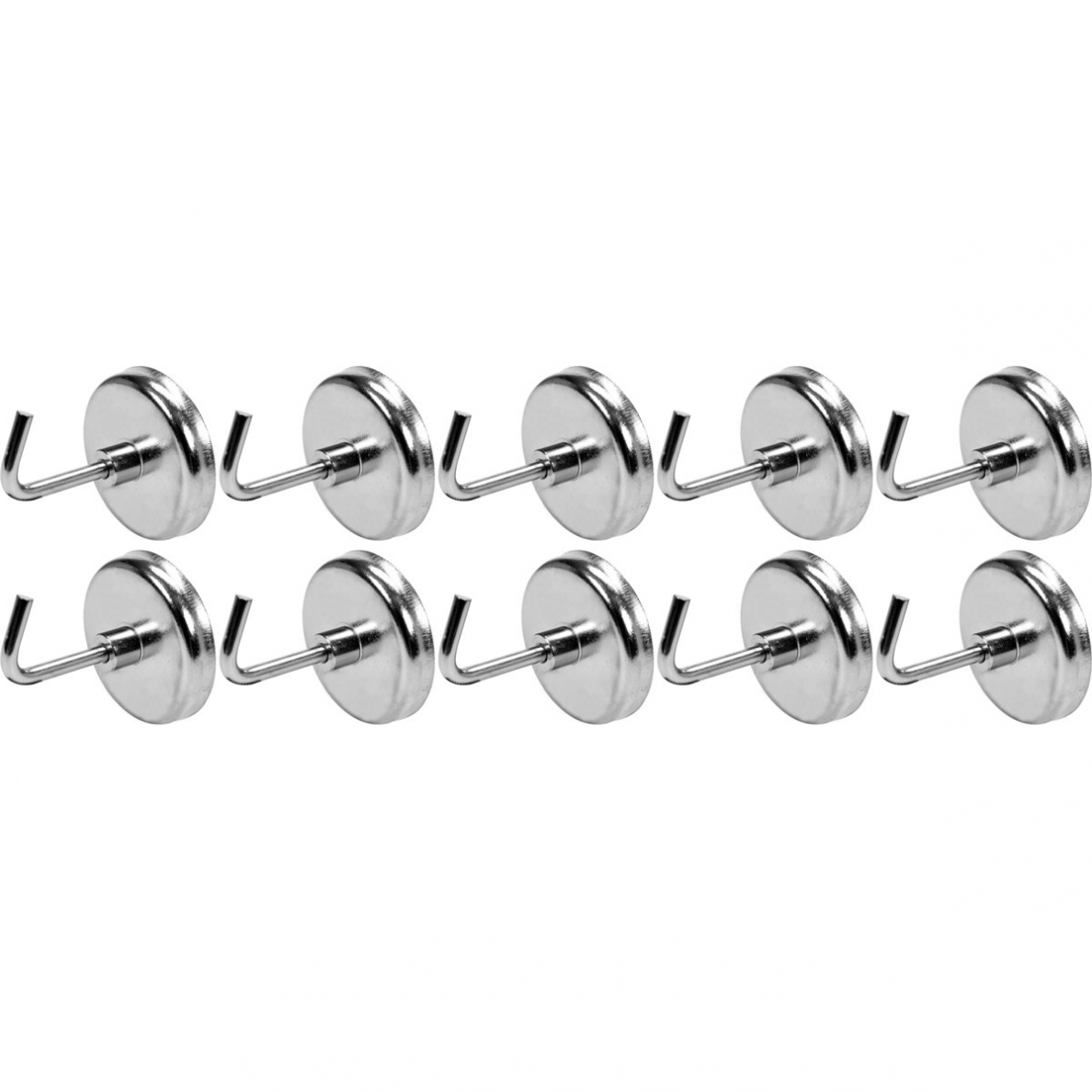 Magnetinių kabliukų rinkinys Yato, 10 vnt