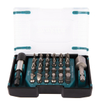 Sukimo antgalių ir grąžtų komplektas Makita D-65084, 32 vnt.