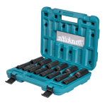 Sukimo antgalių komplektas Makita E-16586, 14 vnt. 1/2''x 81,5mm