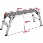 Sulankstoma aliuminė platforma | 129*39.5*49 cm (FAP003)