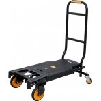 Sulankstomas transportavimo vežimėlis | 2 viename | keliamoji galia 130 kg (78663)