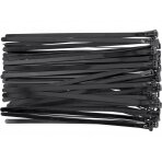 Suveržimo dirželiai juodi | 7,6X250 mm | 50 vnt (YT-70674)