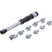 Sukimo momento veržliarakčio rinkinys | dinamometras | 6.3 mm (1/4") | 6 - 30 Nm | 10 vnt. (8856)