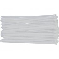 Suveržimo dirželiai balti | 7,6X300 mm | 50 vnt (YT-70665)