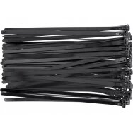 Suveržimo dirželiai juodi | 7,6X250 mm | 50 vnt (YT-70674)