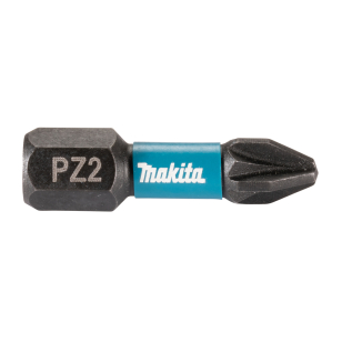 Sukimo antgalis Makita E-12376, PZ2X25mm, 25vnt. IMPACT BLACK