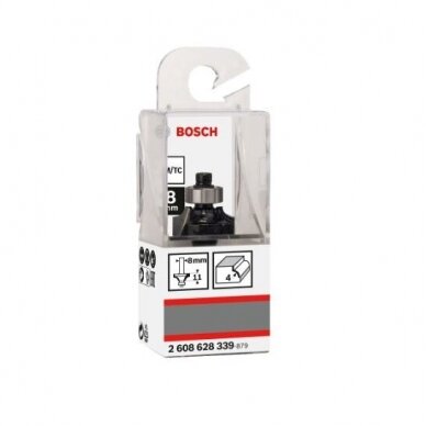 Suapvalinimo freza Bosch HM R=4 mm, 2608628339 1 Suapvalinimo freza Bosch HM R=4 mm, 2608628339 1