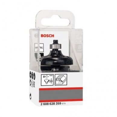 Suapvalinimo freza Bosch HM R=6,3mm, l=16mm, 2608628359 1