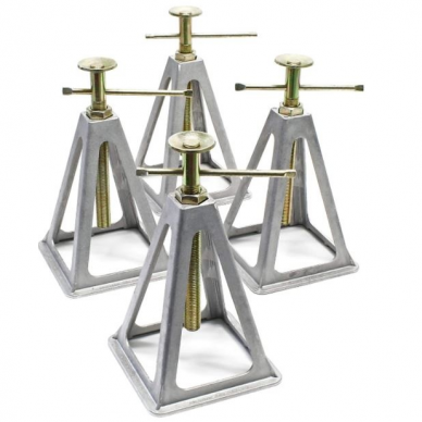 Atramų komplektas Essen tools, 4 vnt., 275 - 425 mm, 2.8 t Atramų komplektas Essen tools, 4 vnt., 275 - 425 mm, 2.8 t