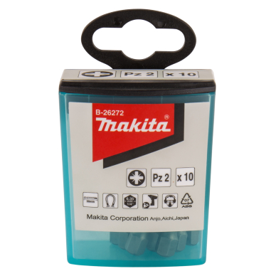 Sukimo antgalis Makita B-26272, PZ2x50mm, 10 vnt. 1 Sukimo antgalis Makita B-26272, PZ2x50mm, 10 vnt. 1