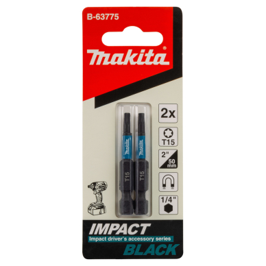 Sukimo antgalis Makita B-63775, T15X50MM IMPACT BLACK 1 Sukimo antgalis Makita B-63775, T15X50MM IMPACT BLACK 1