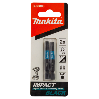 Sukimo antgalis Makita B-63806, T30X50MM IMPACT BLACK 1 Sukimo antgalis Makita B-63806, T30X50MM IMPACT BLACK 1