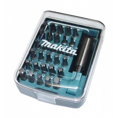 Sukimo antgalių komplektas 31 vnt. Makita D-34936 1 Sukimo antgalių komplektas 31 vnt. Makita D-34936 1