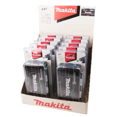 Sukimo antgalių komplektas Makita B-36170, 47 vnt. 1 Sukimo antgalių komplektas Makita B-36170, 47 vnt. 1