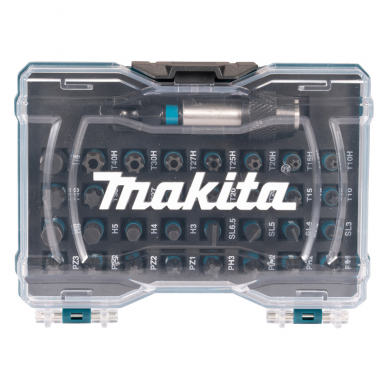 Sukimo antgalių komplektas Makita E-12441, 33 vnt. 1 Sukimo antgalių komplektas Makita E-12441, 33 vnt. 1