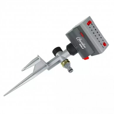 Sukiojamas purkštuvas,16 purkštuku,regul.Ant aliuminio spyglio Dedra 80N345 Sukiojamas purkštuvas,16 purkštuku,regul.Ant aliuminio spyglio Dedra 80N345