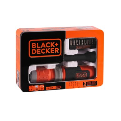 Suktukas akumuliatorinis, 3.6V BCF603C-QW, Integruotas Akumuliatorius 1,5 AH, Black&Decker 1