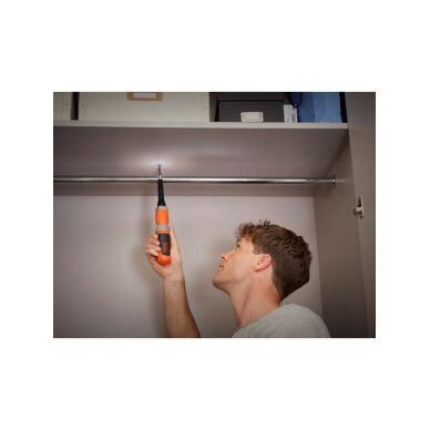 Suktukas akumuliatorinis, 3.6V BCF603C-QW, Integruotas Akumuliatorius 1,5 AH, Black&Decker 4
