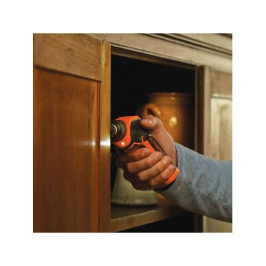 Suktukas akumuliatorinis, 3.6V CS3652LC-QW, Integruotas Akumuliatorius 1,5 AH, Black&Decker 1