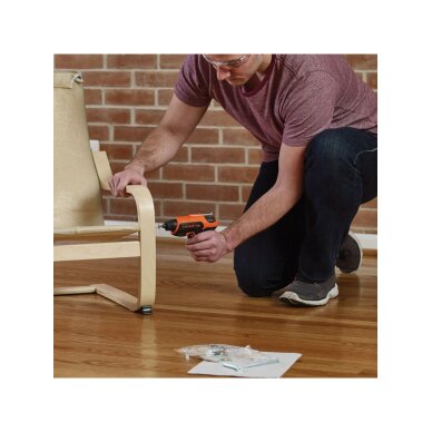 Suktukas akumuliatorinis, 3.6V CS36BSC-QW, Integruotas Akumuliatorius 1,5 AH, Black&Decker 2
