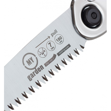 Sulank. pjūkl. su erg. dėk. 7 TPI, 180 mm 2 Sulank. pjūkl. su erg. dėk. 7 TPI, 180 mm 2