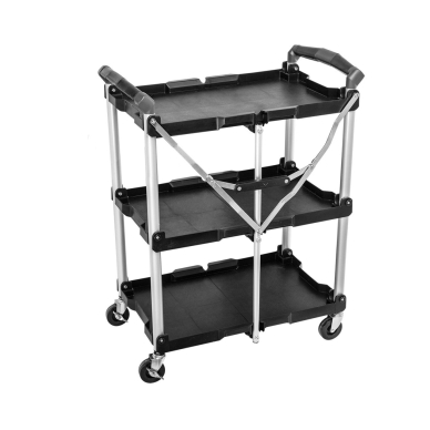 Sulankstomas 75 kg aptarnavimo vežimėlis su įrankių organizatoriumi 4