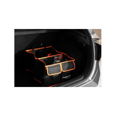 Sulankstomas automobilio bagažinės organizatorius 1