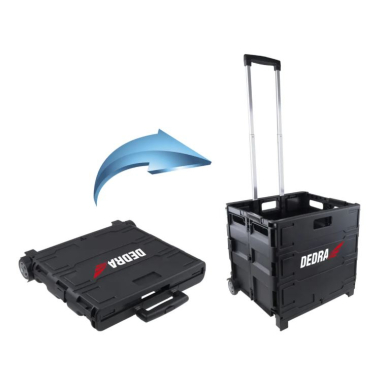 Sulankstomas dirbtuvių vežimėlis DEDRA N1000, 43x38x41,5 cm Sulankstomas dirbtuvių vežimėlis DEDRA N1000, 43x38x41,5 cm