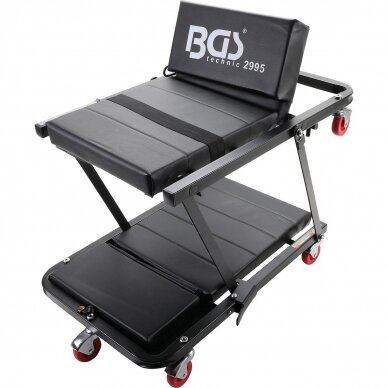 Sulankstomas gultas po automobiliu / mechaniko kėdutė BGS-technic 3 Sulankstomas gultas po automobiliu / mechaniko kėdutė BGS-technic 3