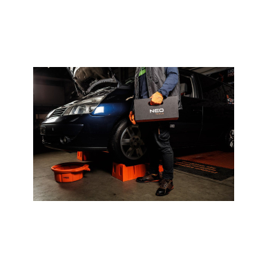 Sulankstomas kilimėlis po automobiliu, 1210 x 455 x 23 mm, 3 sluoksniai 3