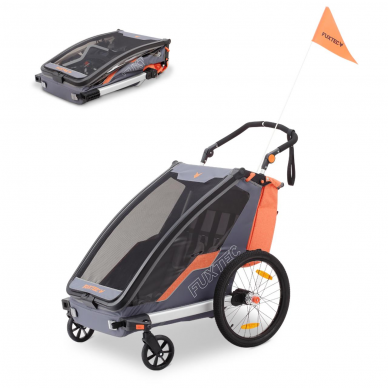 Dviračio priekaba FUXTEC Sportfux FX-FA1 3 Dviračio priekaba FUXTEC Sportfux FX-FA1 3