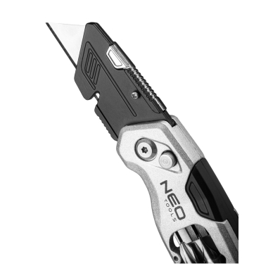 Sulankstomas trapecijos formos peilis 1+3 peiliukai, 2 antgaliai 7