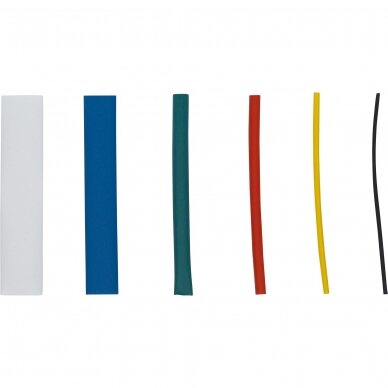 Susitraukiančių žarnelių asortimentas | spalvotos | 100 vnt. (8123) 1 Susitraukiančių žarnelių asortimentas | spalvotos | 100 vnt. (8123) 1