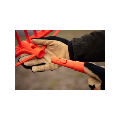 Sustiprintas šieno grėblys, plastikinis 2 Sustiprintas šieno grėblys, plastikinis 2