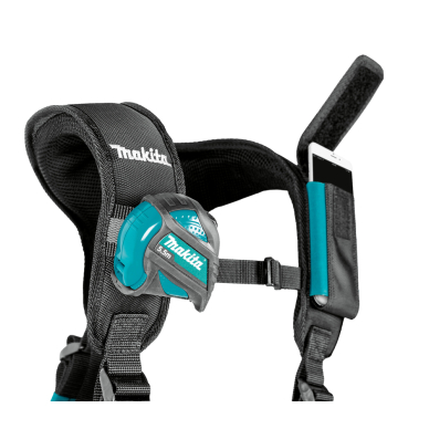 Sutvirtintos, paminkštintos petnešos su dėklu telefonui Makita E-15372 2 Sutvirtintos, paminkštintos petnešos su dėklu telefonui Makita E-15372 2