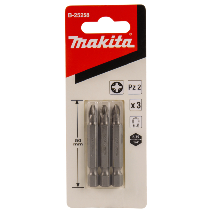 Sukimo antgalis Makita B-25258, PZ2x50mm (3) 2 Sukimo antgalis Makita B-25258, PZ2x50mm (3) 2
