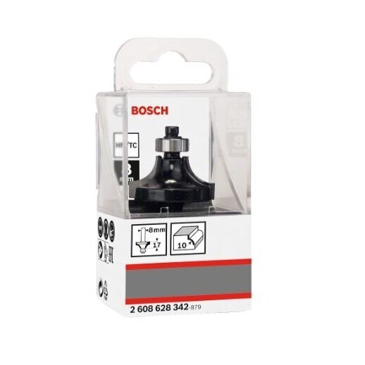 Suapvalinimo freza Bosch HM R=10 mm, 2608628342 1 Suapvalinimo freza Bosch HM R=10 mm, 2608628342 1