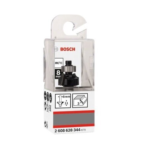 Suapvalinimo freza Bosch HM R=3 mm, 2608628344 1 Suapvalinimo freza Bosch HM R=3 mm, 2608628344 1