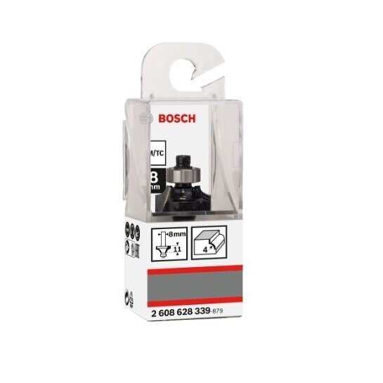 Suapvalinimo freza Bosch HM R=4 mm, 2608628339 1 Suapvalinimo freza Bosch HM R=4 mm, 2608628339 1