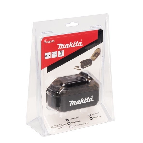 Sukimo antgalių komplektas Makita “Akumuliatorius Li-ion” 21 vnt. B-68323 2 Sukimo antgalių komplektas Makita “Akumuliatorius Li-ion” 21 vnt. B-68323 2