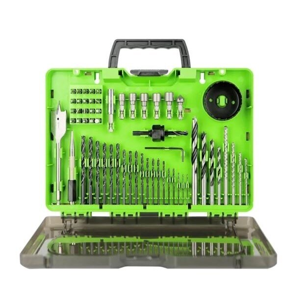 SUKIMO ANTGALIŲ IR GRĄŽTŲ KOMPLEKTAS Greenworks APT-60DDS-GW, 60 vnt. SUKIMO ANTGALIŲ IR GRĄŽTŲ KOMPLEKTAS Greenworks APT-60DDS-GW, 60 vnt.