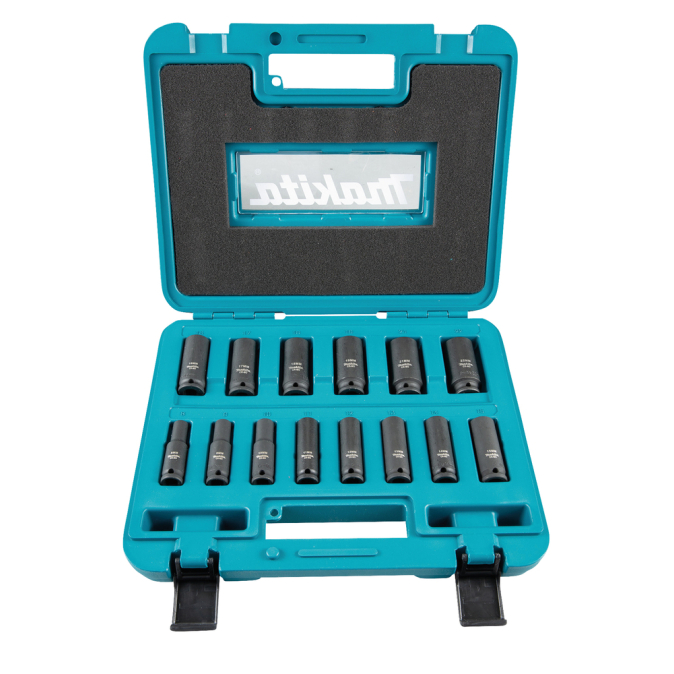 Sukimo antgalių komplektas Makita B-55550, 14 vnt., 3/8'' Sukimo antgalių komplektas Makita B-55550, 14 vnt., 3/8''