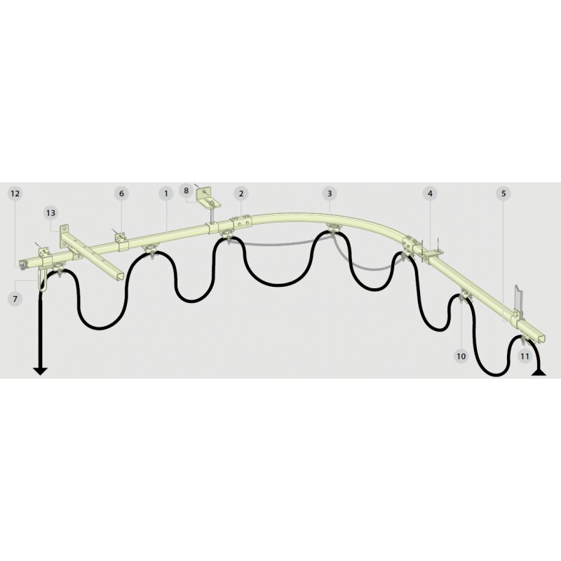 Sujungimas C formos profiliams R+M 1 Sujungimas C formos profiliams R+M 1