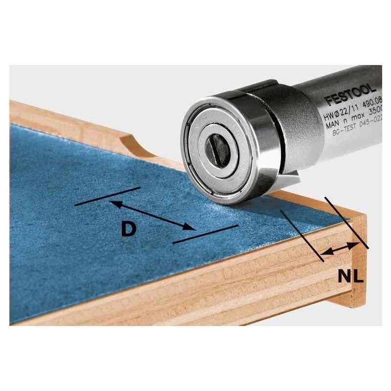 Sulyginimo freza Festool HW/KLS D22/8-OFK (490565) Sulyginimo freza Festool HW/KLS D22/8-OFK (490565)